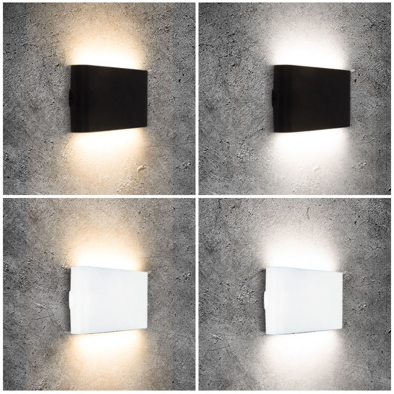 10W 3000K Interior Exterior IP65 Lámpara de pared impermeable Aplique de pared moderno Accesorio de iluminación LED2