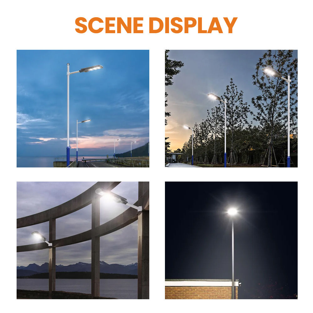30-120W IP65 Integrated Intelligent All In One Solar Led Street Light Outdoor 90W لائٽنگ سولر اسٽريٽ لائيٽ (7)