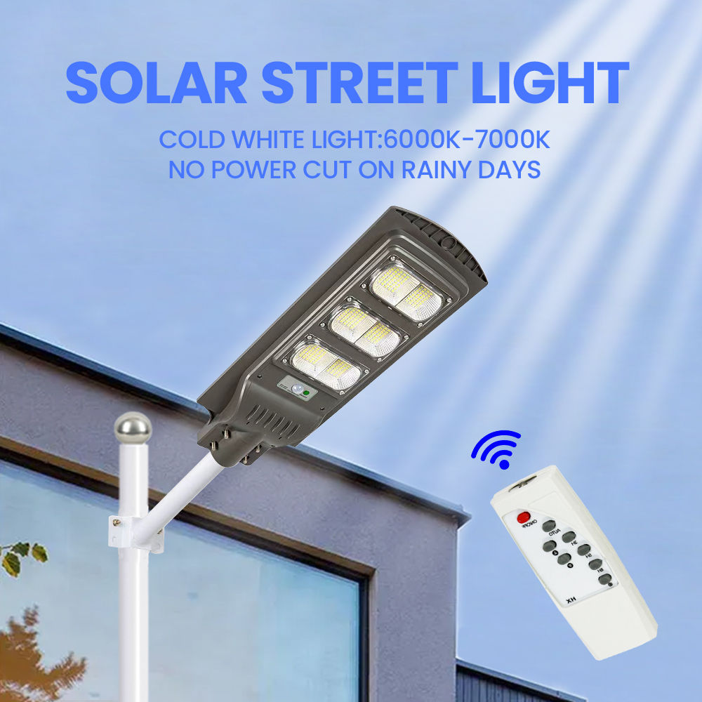 Kumukuai loa no ke alanui kihapai home IP65 Radar Sensor Integrated Solar Street Light 30W 50W 100W 150W (2)
