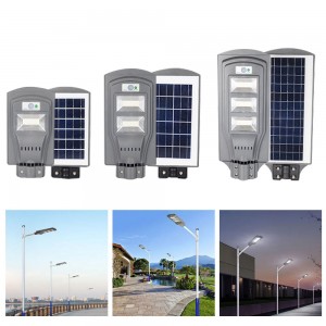 Radar Sensors Waterproof Ip65 30W 60W 90W 120W Outdoor All In One Solar Led Street Light