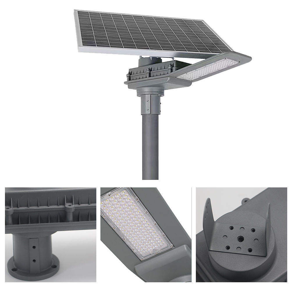 Modern smd New Solar Led Street Light Outdoor Lighting 50W 100W 200w IP65 Waterproof (1)
