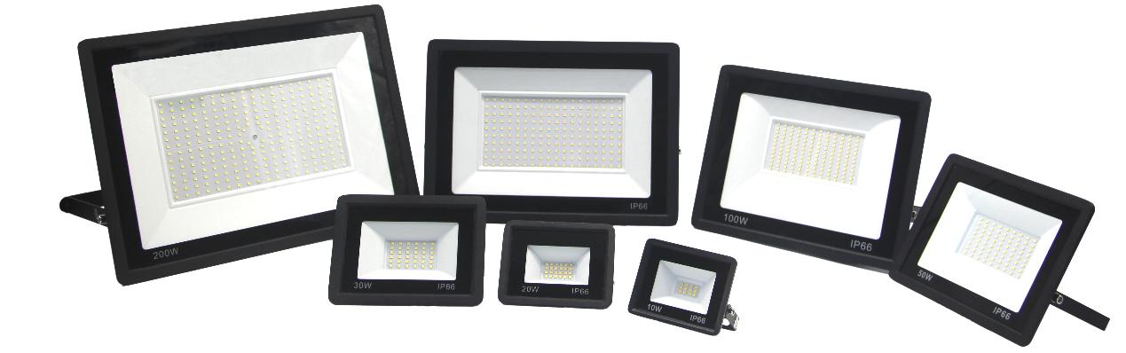 Raw materials and characteristics of floodlights